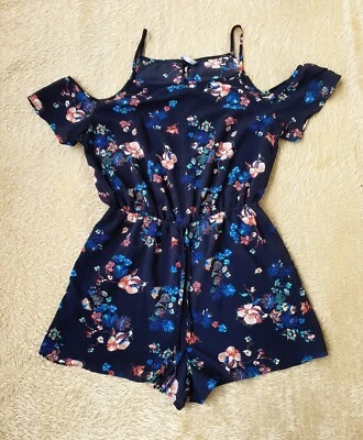 Junpsuit Hosenanzug Damen Sommer Einteiler Overall Blumen FB Sister ( 1426 )  - Bild 1 von 4