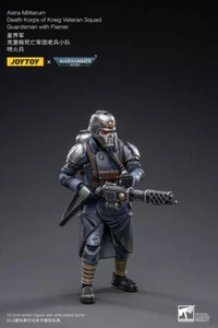 Joytoy 1/18 Death Korps of Krieg Veteran Squad Guardsman with Flamer In Stock - Picture 1 of 3