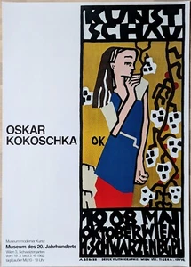 Poster Plakat - Oskar Kokoschka - Wien 1982 - Expressionismus, Wiener Secession - Picture 1 of 1