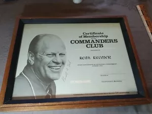 Commshare Pres Gerald R Ford Keith Kremer Rick Crandell UofM Ann Arbor Michigan - Bild 1 von 18