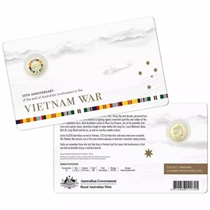 2023 $2 'C' MINTMARK GOLD UNCIRCULATED COIN VIETNAM WAR 50TH ANNIVERSARY - Picture 1 of 3