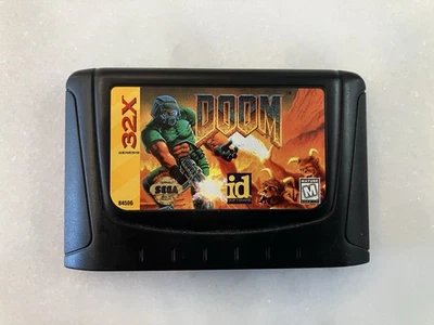 Doom 32 Bit Sega Genesis Game No Box - Image 1 of 3