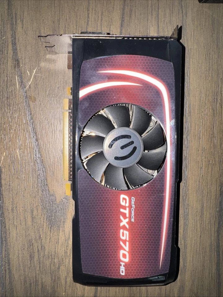 EVGA nVIDIA Geforce GTX 570 Video Card 1.25 GB | 012-P3-1570-B6 - Image 1 of 4