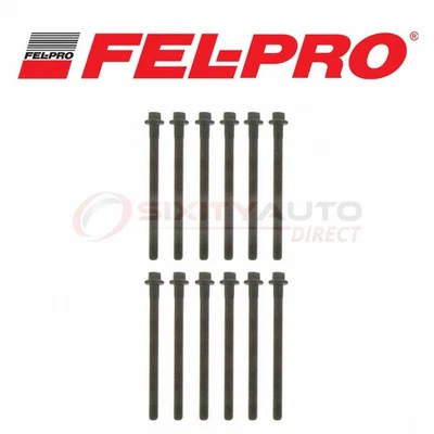 Fel-Pro Cylinder Head Bolt Set for 1998-2000 Volvo S70 2.3L 2.4L L5 - Engine dm Foto 1 de 4