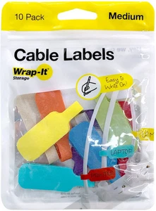 Wrap-It Storage - Cable Label - Assorted - Picture 1 of 6