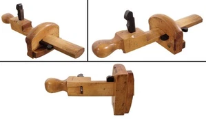 Solid Boxwood Coach Maker's Grooving Router - Ebony Wedges - mjdtoolparts - Picture 1 of 1