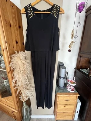 Damen Jumpsuit Overall Gr.36/38 Schwarz - Bild 1 von 4