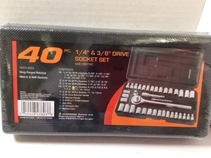 Socket Set 40 Pc. 1/4”&3/8” Drive  New Unopened - Bild 1 von 1