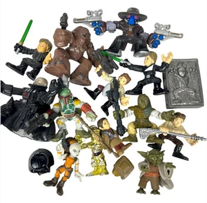 Star Wars Galactic Heroes Actionfigur Lot C-3PO Boba Fett Luke Leia Darth - Bild 1 von 18