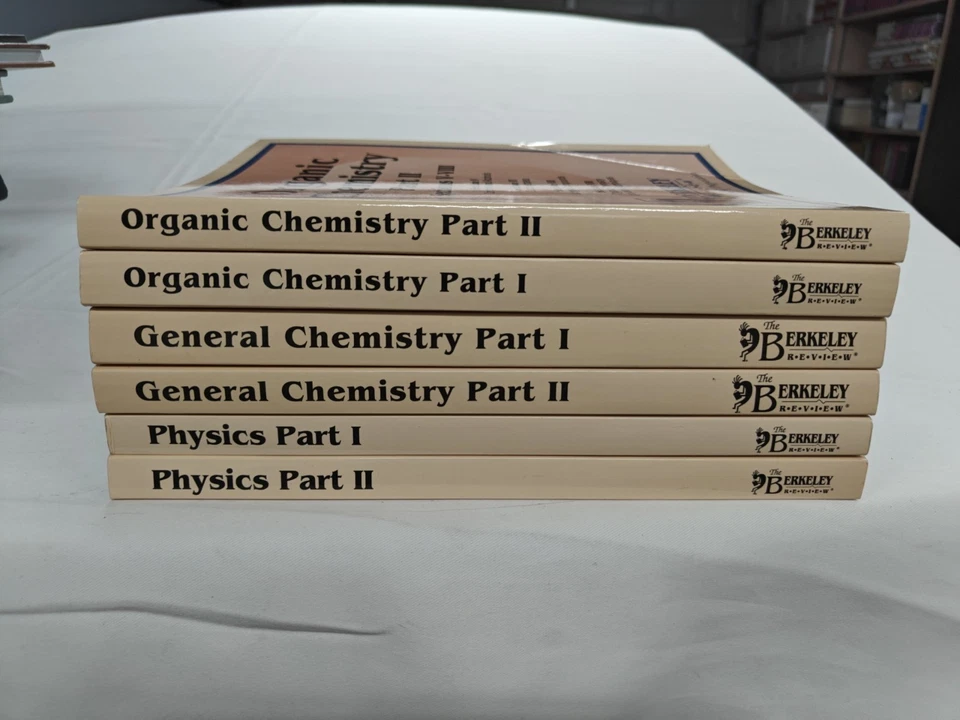 Lots Of 6 Berkeley Review MCAT books  - Image 1 of 1