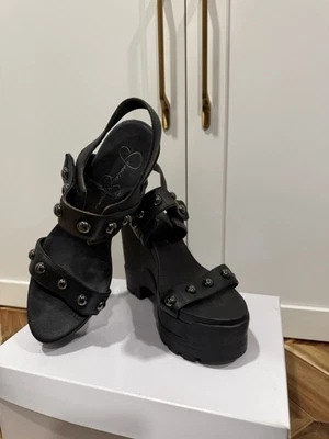 Jessica Simpson Black Platform Sandals size 8.5 (worn once) - Image 1 of 4