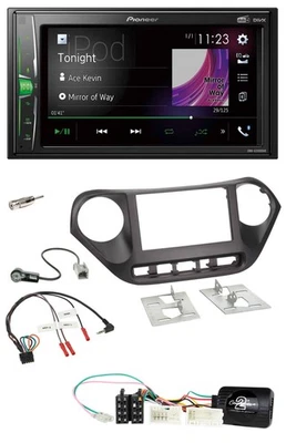 Pioneer 2DIN Lenkrad DAB USB Bluetooth Autoradio für Hyundai i10 ab 2014 - Bild 1 von 4