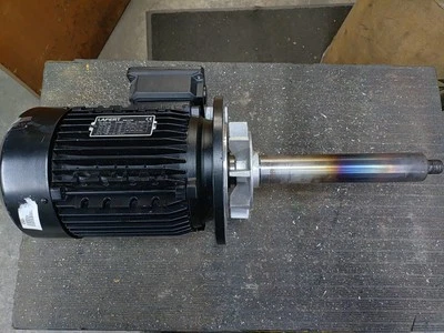 Lafert 1.1kW 1110 RPM Electric Motor 230/460VAC 3PH Fr 90 Extra-Long Shaft 8-1/2 - Image 1 of 4
