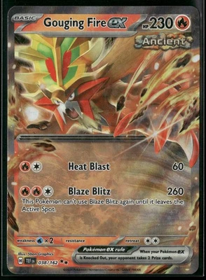 SV05: Temporal Forces #038/162 Gouging Fire ex - Image 1 of 2