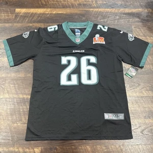 Camiseta deportiva de fútbol americano Saquon Barkley Philadelphia Eagles Nike Super Bowl 59 parche XXL - Imagen 1 de 11