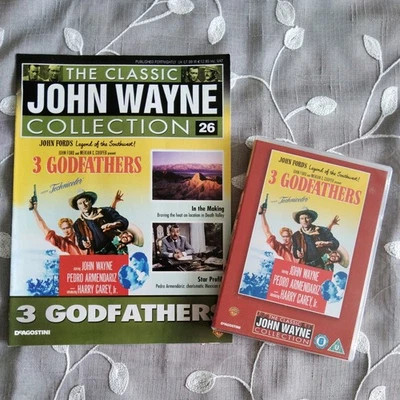 John Wayne Classic Collection DVD Set DeAgostini '3 Godfathers' No 26 - Image 1 of 4