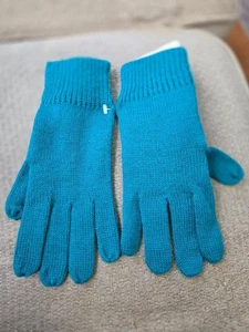 Acryl Handschuhe Einheitsgröße Erwachsene türkis - Bild 1 von 3