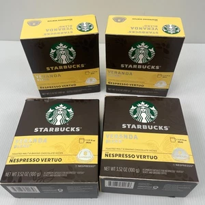 Lot 4 Starbucks Veranda Blend Coffee Nespresso Vertuo 32 Total Capsules 11/2025 - Picture 1 of 9
