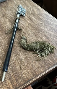 Unusual Antique Stunning Sterling Silver Turquoise Lipstick Case Stick Wand - Picture 1 of 6