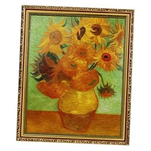 Gold 11x14 Bilderrahmen Vintage Holz Barock Design für 11x14 cm Neu Gold - Bild 1 von 7