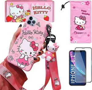 BABY FUN Cartoon Hülle für 14 Pro Hülle mit HD Displayschutz, süße 3D Figur - Bild 1 von 6
