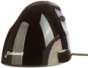 Evoluent Standard Right. USB Black. A vertical patented mouse that supports your - Picture 1 of 3