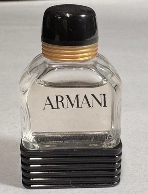 De colección Armani Eau Pour Homme .17 fl oz / 5 ml EDT tamaño de viaje 95% RARO Foto 1 de 3