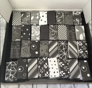 36 Mini Origami Boxes Black & White, Gift, Jewellery,sweet,favour ~ 29 - Picture 1 of 4
