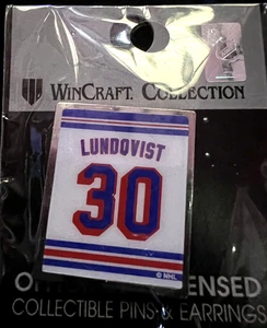 NY RANGERS PIN HENRIK LUNDQVIST RETIREMENT NIGHT BANNER #30 MSG HOCKEY 1/28/2022 - Picture 1 of 2