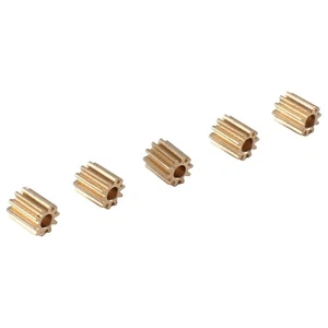 5Pzs Engranaje De Piñón De Bronce 10T Motor Para Axial SCX24 124 Crawler RC - Imagen 1 de 12