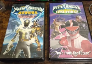 Lot 2,Power Rangers:Lightspeed Rescue/Titanium:Curse-Cobra/Time Force Future VHS - Bild 1 von 3