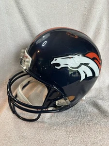 Denver Broncos NFL Riddell Full Size Replica Football Helmet AS-IS - Picture 1 of 13