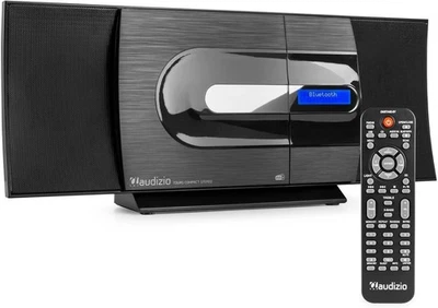 Bluetooth DAB+ Stereo System | HiFi CD Player USB MP3 Wall Mountable Home Audio - Image 1 of 4