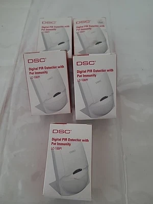LOT OF 5 DSC LC-100PI PIR Wired Motion Sensor Detector Pet Immune New In Box - Image 1 of 4