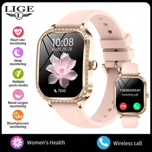 Smart Watch Women Waterproof Bluetooth Call Sports Fitness Heart Rate Monitor Sm - Picture 1 of 20