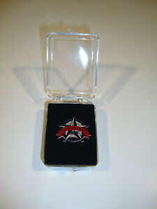 1995 Texas Rangers All Star Game Press Media Pin Brooche Button With Case Hat