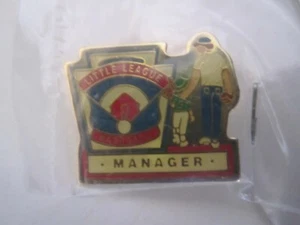 PIN DE GERENTE DE BÉISBOL DE LIGAS PEQUEÑAS - Imagen 1 de 1