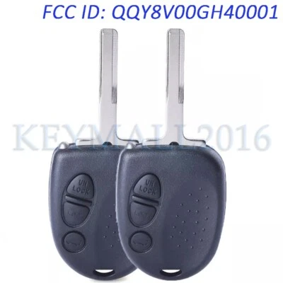 2 QQY8V00GH40001 Remote Key Fob for Pontiac GTO for Chevrolet Caprice Lumina - Image 1 of 4