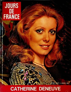 Jours de France January 4 1971 Catherine DeNeuve France Gall Claude Bessy - Imagen 1 de 3