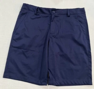 Under Armour Boy's Youth XL Navy Blue Shorts Adjustable Waist Pockets - Picture 1 of 7
