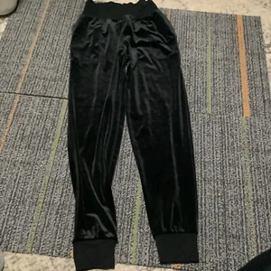 ATHLETA Womens Salutation Velvet Jogger Size Small Tall Black Adult - Picture 1 of 9
