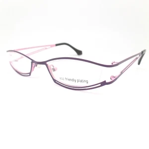 Eyefunc Petite 065 col. 65 Purple Pink 43mm New RX Eyeglasses Frames Authentic - Picture 1 of 3
