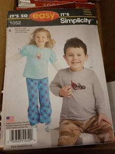 1052 Simplicity It's So Easy Kids size 4-8 - Imagen 1 de 2