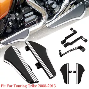Heel Toe Shifter Pegs Shift Brake Pedal Floorboards Fit For Harley Touring 08-13 - Imagen 1 de 21