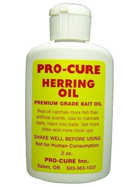 Pro-Cure Herring Bait Oil 2 oz Bottle Fishing Scent Attractant - Image 1 of 1