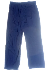 XS Scrubs Blue Elastic Waist Drawstring Medical Pants - Picture 1 of 5