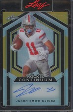 2023 Leaf Continuum #MC-46 Jaxon Smith-Njigba 23/68 RC Rookie Auto Autograph