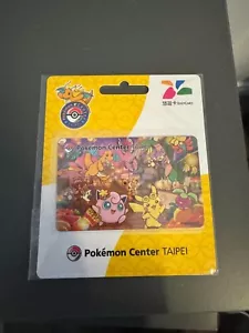 Pokemon Center Taipei Taiwan EasyCard Transportation Metro card - Brand New - Picture 1 of 1