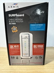 ARRIS SURFboard DOCSIS 3.0 Cable Modem AC1600 Mbps Wi-Fi Router SBG6700-AC - Picture 1 of 5