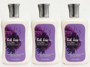 3 Bath & Body Works DARK KISS Körperlotion Vitamin E Jojoba-Sheabutter 8 Oz. - Bild 1 von 1